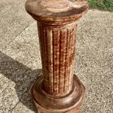 Faux marble column