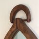 Brutalist mirror in oval shape 1950 - 30,5x59,5cm