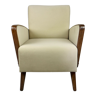 German Art Deco Beige Armchair, 1960s