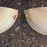 Pair of Murano glass wall lights, Italy 1990