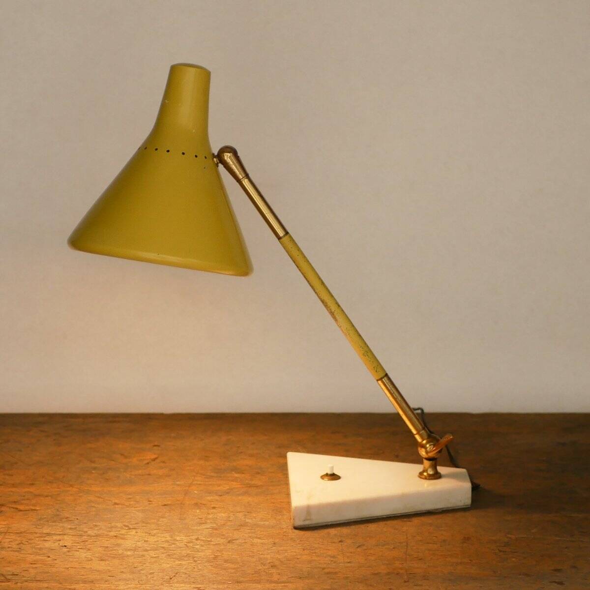 Mid-Century table lamp by Stilux Milano, Italy, 1950s.