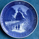 Wall plates Christmas Denmark Royal Copenhagen years 72-87