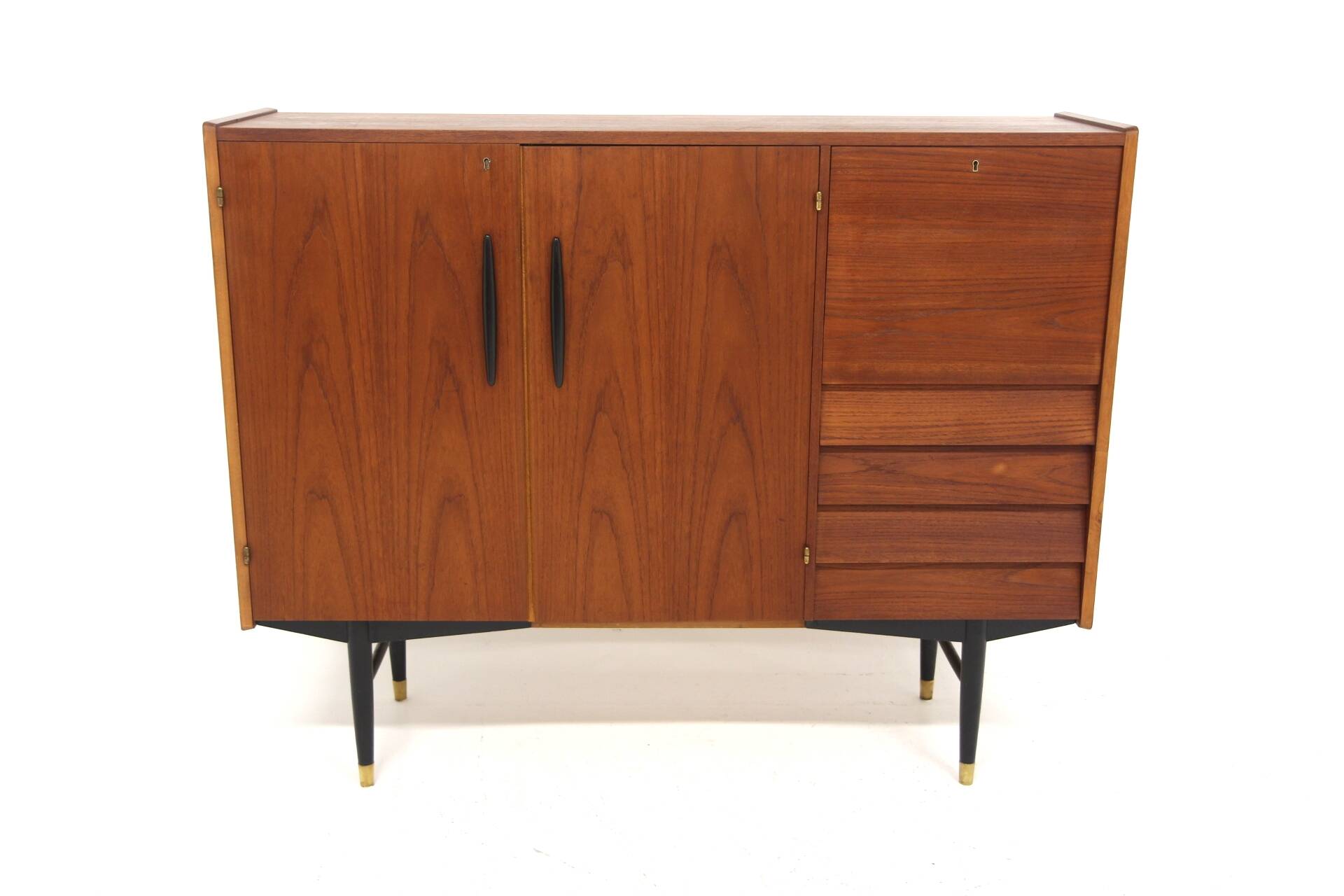 Scandinavian teak enfilade, Hugo Troeds, Bjärnum Sweden, 1960