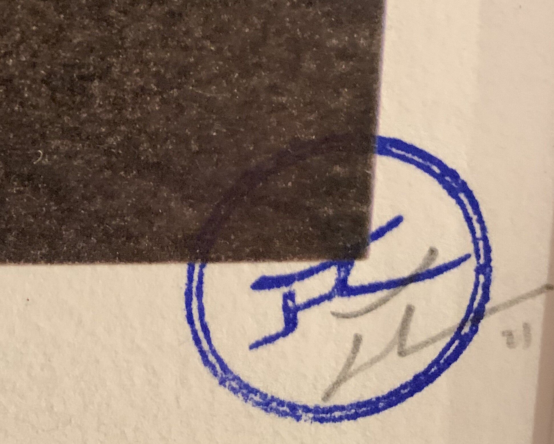 Jr at the louvre, 29 march 2019, 18h08, 2021, unframed lithograph