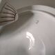 Digoin Sarreguemines Atlantic pattern tureen, deep red rose decoration