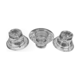 Set of 3 reversible Scandinavian candle holders