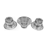 Set de 3 bougeoirs scandinaves réversibles