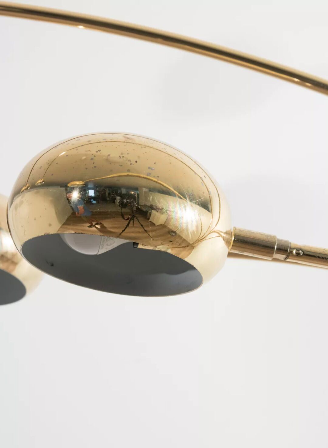 Italian 5-arm mid-century floor lamp