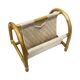 Vintage bamboo magazine rack – boho style / Mid-Century Modern, 1970s