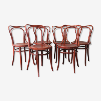 Suite of 6 chairs by Jacob and Josef Kohn