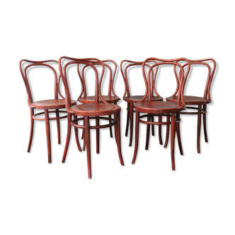 Suite of 6 chairs by Jacob and Josef Kohn