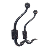 Pair of vintage coat hooks