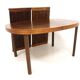 Scandinavian rosewood dining table, Sweden, 1960s