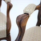 Pair of original danish rococo chairs 1900s
