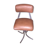 Industrial leather chair