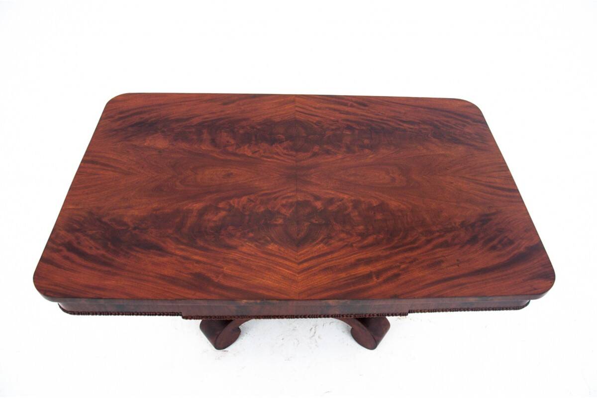 Antique center table, Northern Europe, late 19th century.