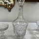 suite of 26 glasses + baccarat crystal carafe