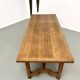 Oak farmhouse table, 1950s