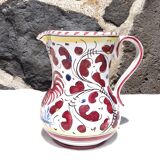 Italian ceramic pitcher