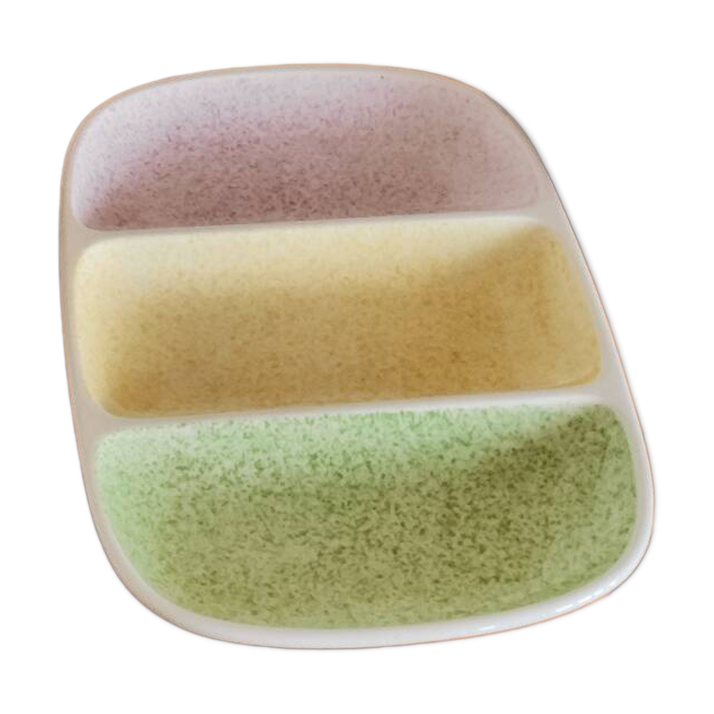 Large ceramic aperitif platter in vibrant colours Gien Vintage