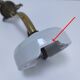 porcelain wall light brass glass holopane early 20th century