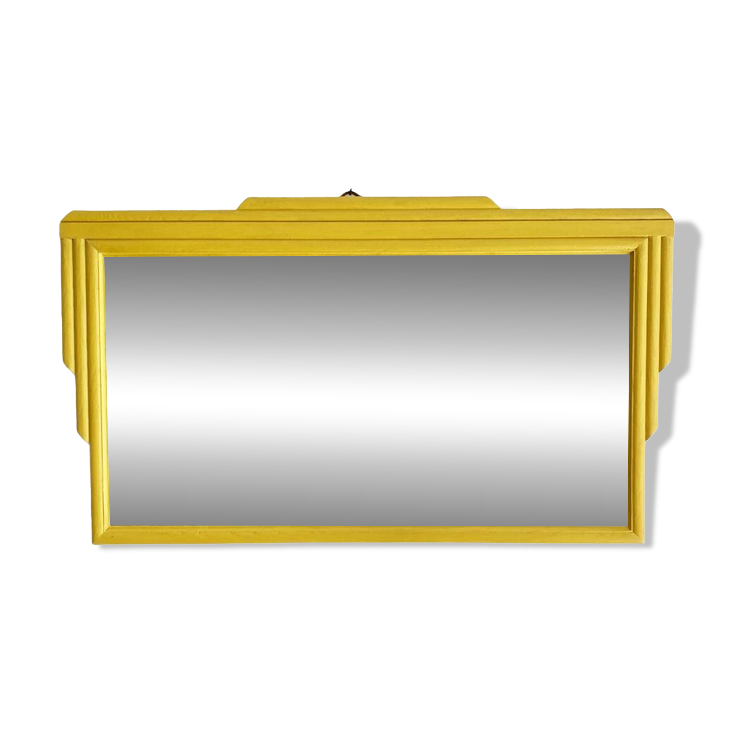 Horizontal art deco mirror
