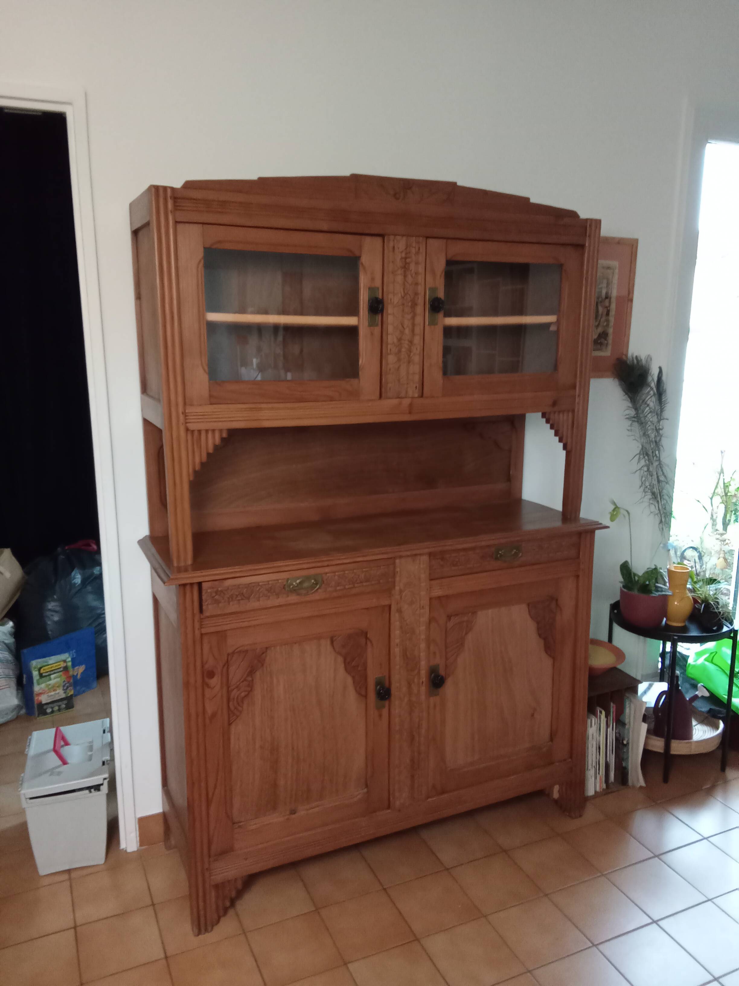 Art Deco two-part buffet