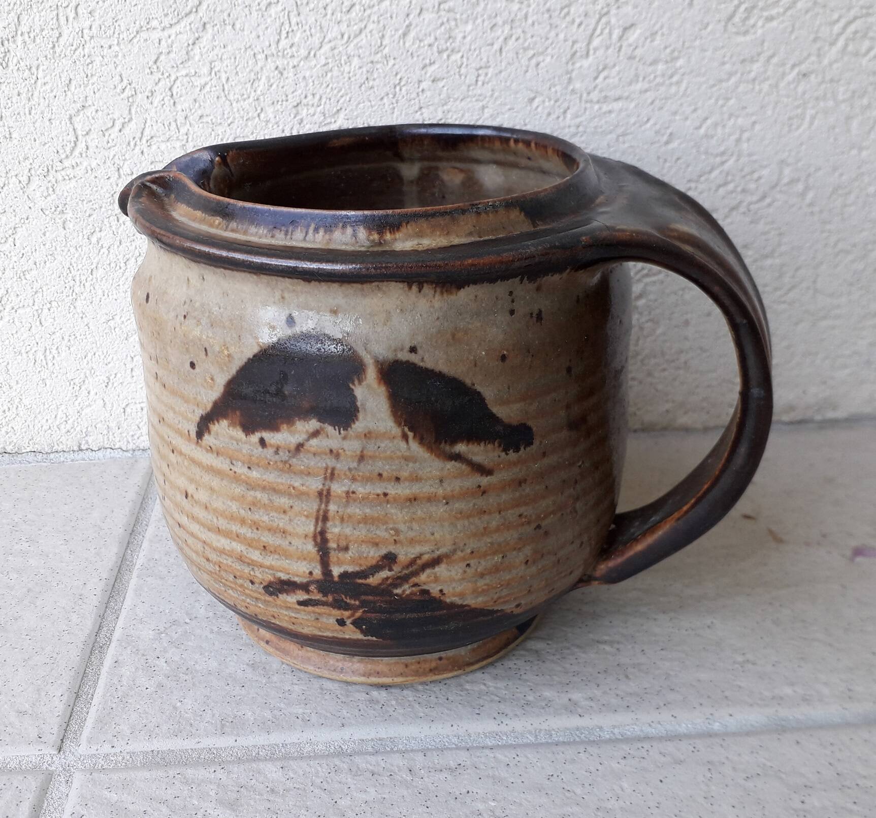 Stoneware jug