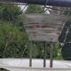 Art Deco chandelier in bronze and silvered brass double sink in opalescent glass