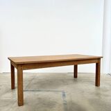 Large contemporary solid oak farmhouse table