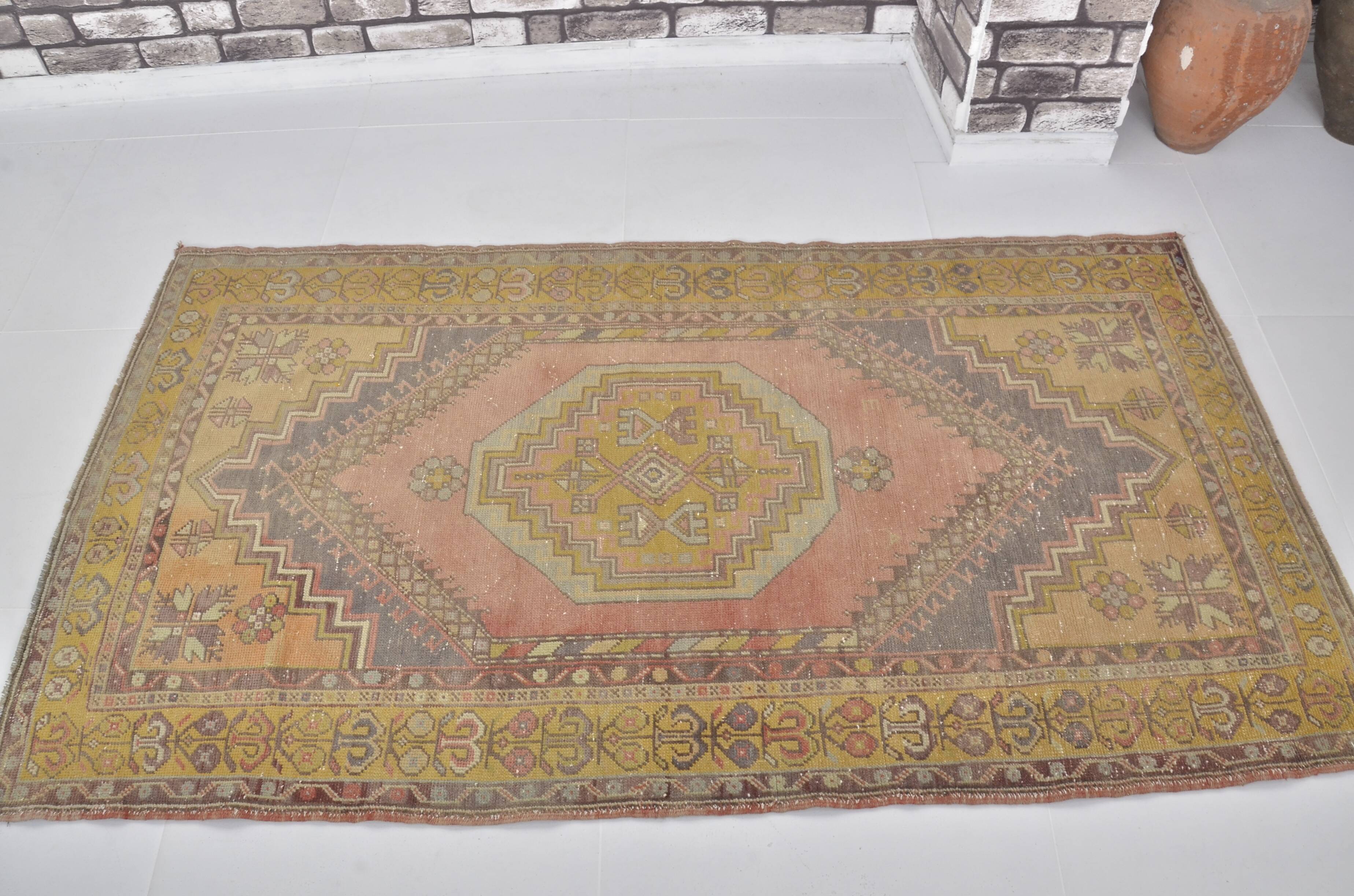 Antique Floral Oushak Carpet sku 2487