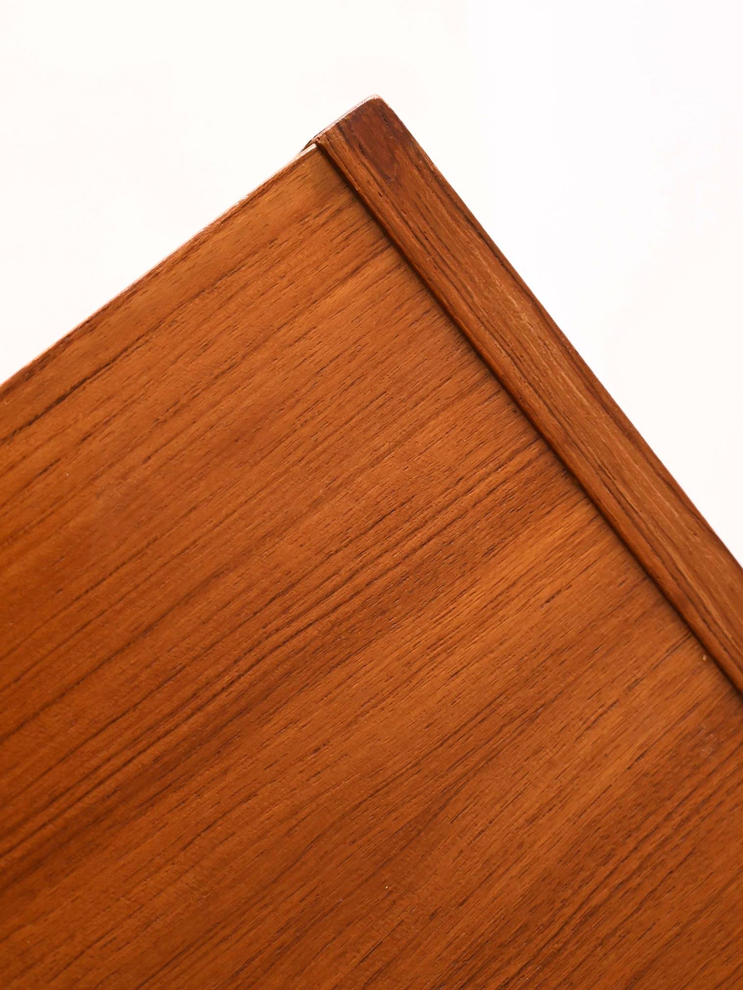 Retro chest of drawers with metal handles