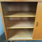 Vintage sideboard sliding doors 1970