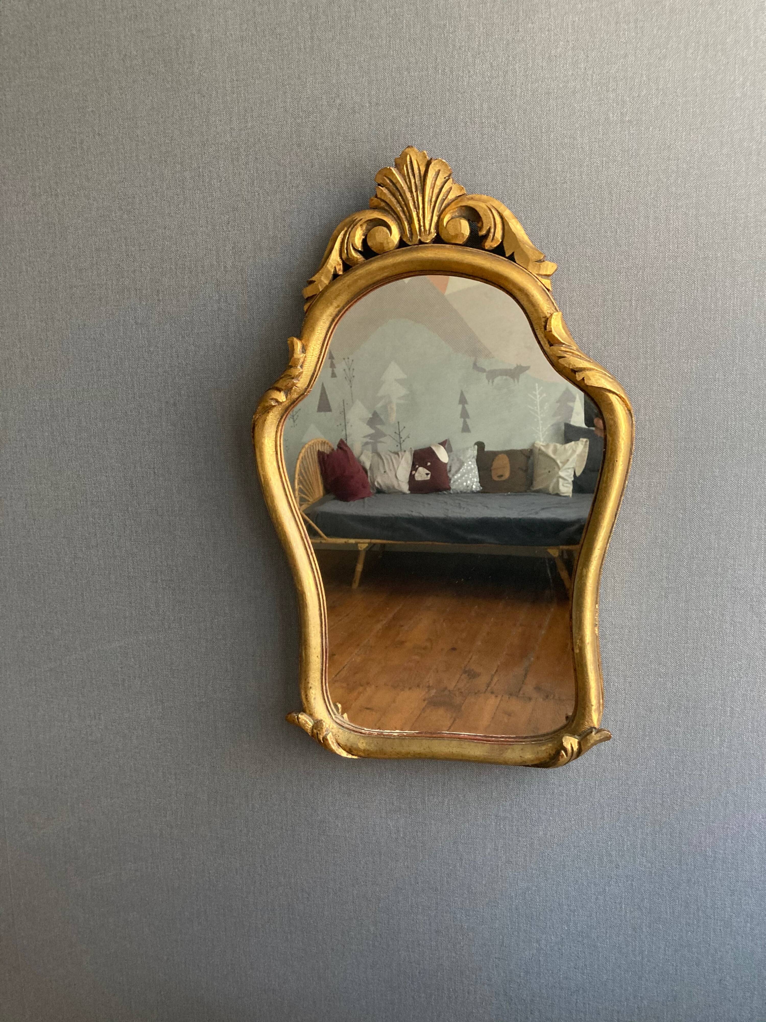 Baroque mirror Louis XV style 65/40cm