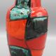 Old german vase vintage design west germany keramik harlekin 60's