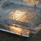 Pair of wall lamps ice glass, NAFA