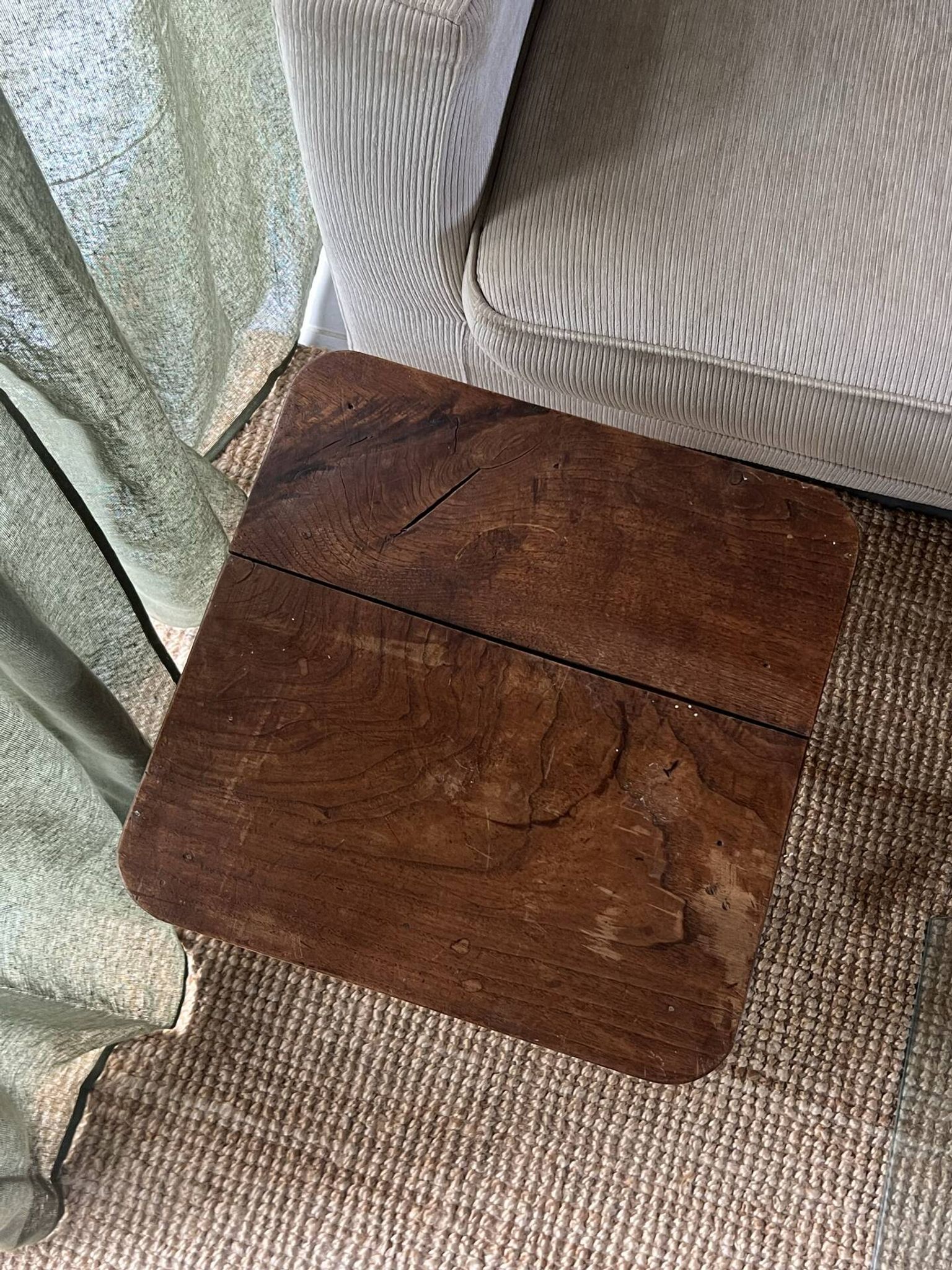 Old wooden stool