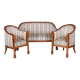 Ensemble de sièges en bouleau Biedermeier restauré, polonais ravivé, Vienne, Autriche, années 1830