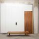 Scandinavian wardrobe 2 sliding doors 1960