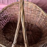 Wicker basket 2 vintage handles