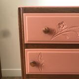 Art Deco chest of drawers and terracotta