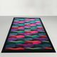Stunning 1980s Italian post-modern wool rug by Missoni for T&J Vestor