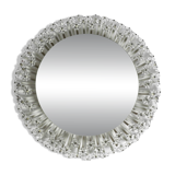 Mid Century Münchner Zier-Form flower mirror illuminated by Schöninger