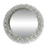 Mid Century Münchner Zier-Form flower mirror illuminated by Schöninger