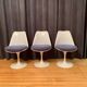 Set of three Tulip chairs, Rudi Bonzanini, Italy, 1970s