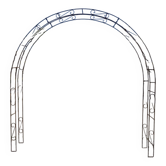 Arche de jardin en fer forgé