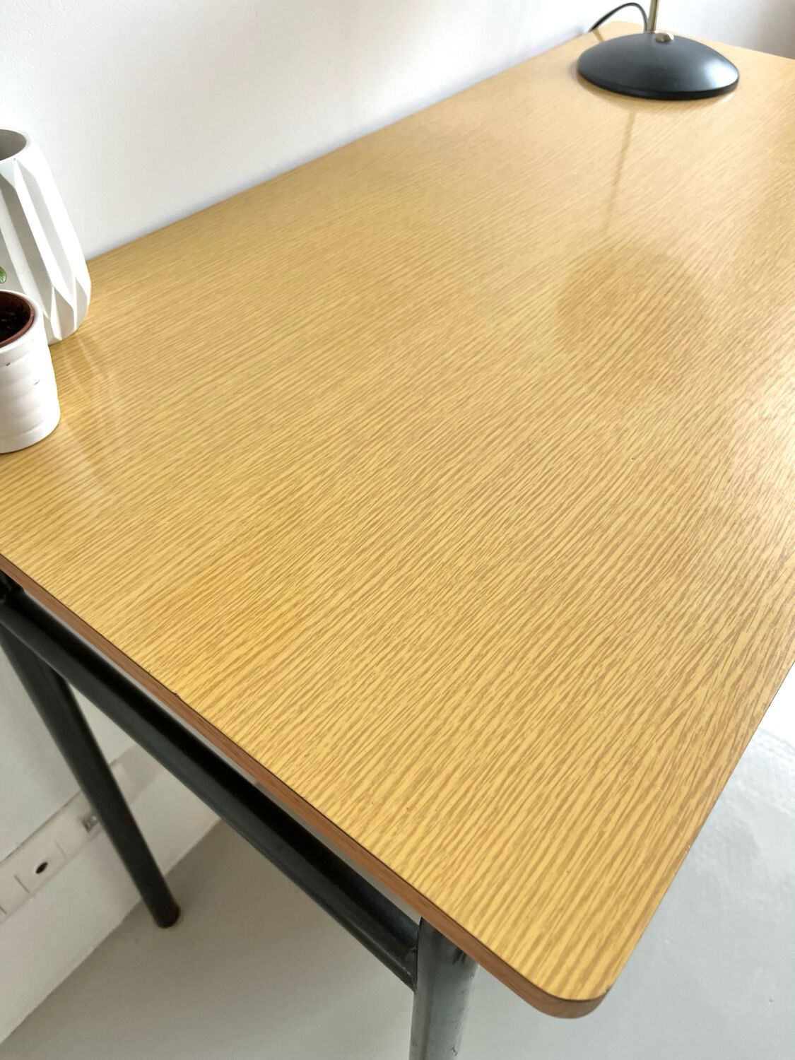Vintage S22 Mobilor boarding school desk / J. Hitier