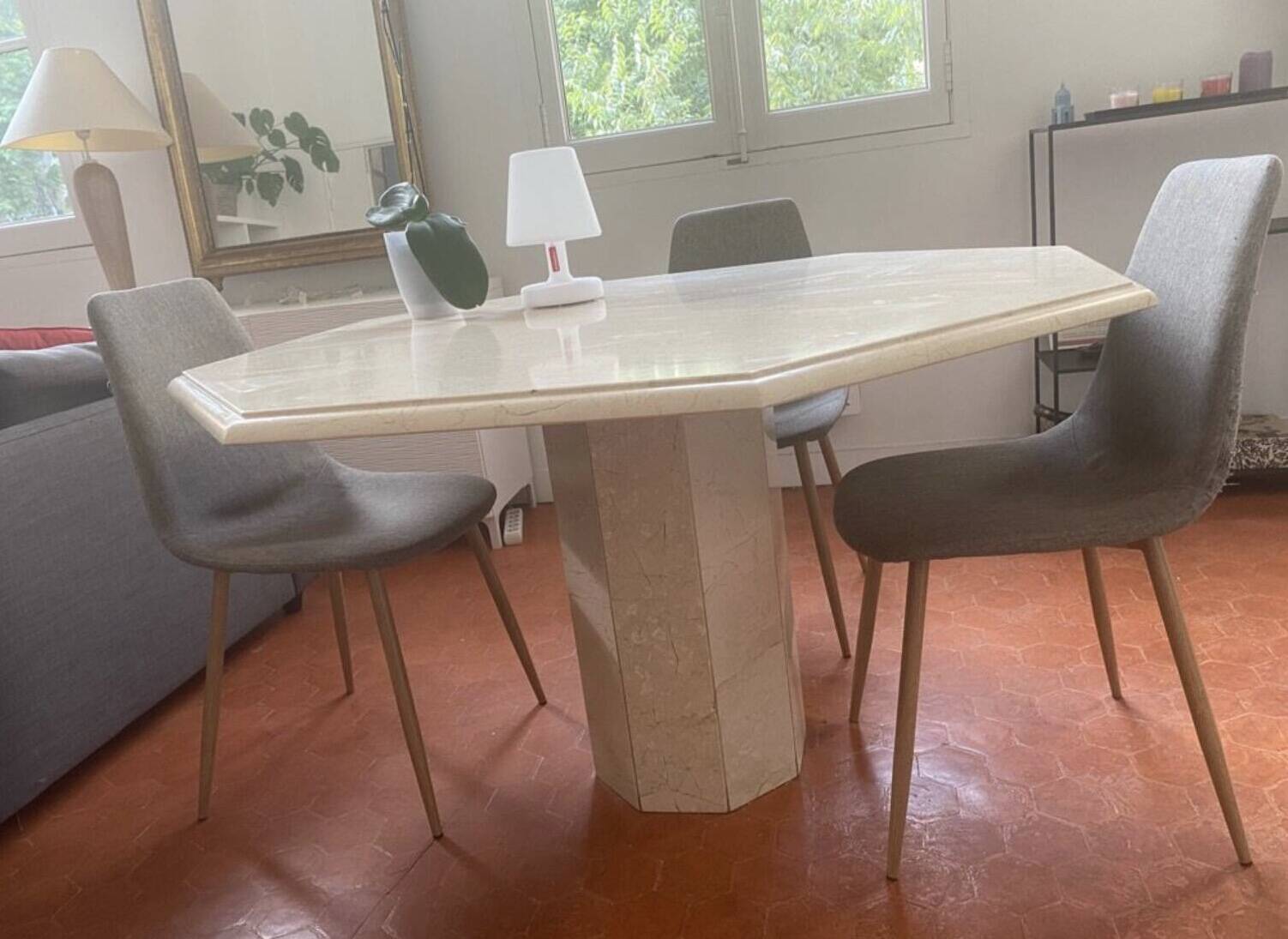 Roche Bobois marble table