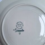 Céranord flat plates - Amanda model in green