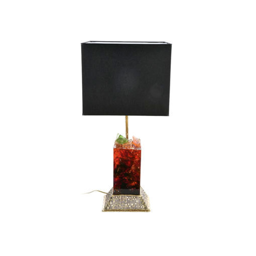 Fractal resin lamp by Henri Fernandez